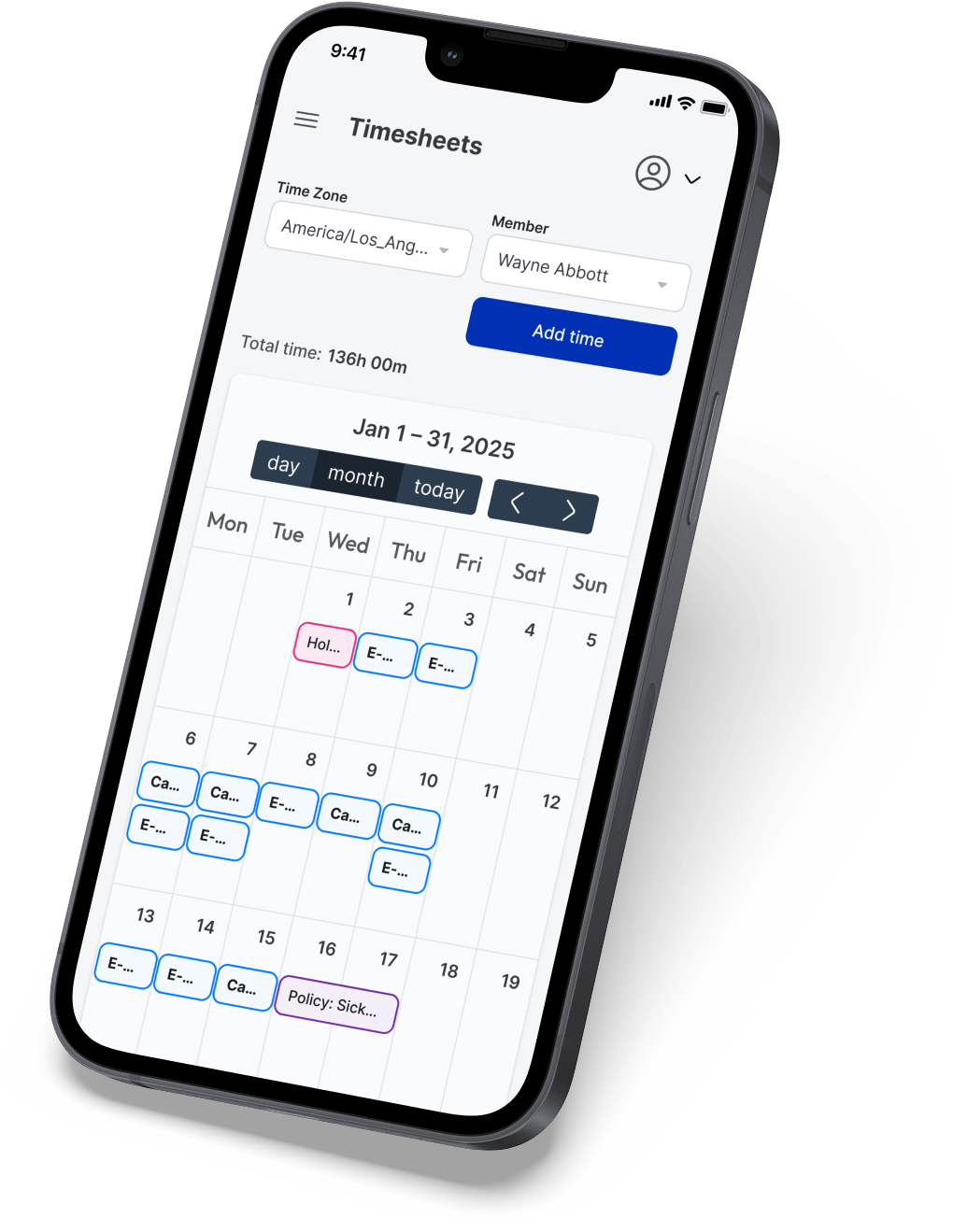 Trackera on phones for big screen resolutions